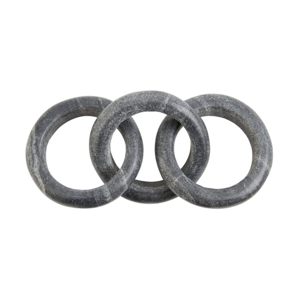 Grey Marble Link Chain Decor